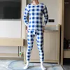 Men's Thermal Underwear Men Long Johns Set Leggins Plus Velvet Male Pantalon Termico Pajamas Homme Sexy Sleepwear Warm Pants