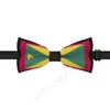 Cravates d'arc Polyester Grenade Drapeau Bowtie pour hommes Mode Casual Hommes Cravate Cravate Costumes de fête de mariage Cravate