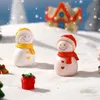 Objetos decorativos Figuritas Un par Mini amantes Muñeco de nieve Papá Noel Adornos navideños en miniatura Regalos de Navidad Ambiente festivo DIY Decoración para el hogar 231017