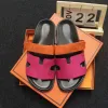 Дизайнерские женские сандалии Slide, шлепанцы, роскошные шлепанцы на плоской подошве с вышивкой и принтом, размеры 35-42