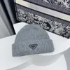 Chapeau tricoté de marque en cachemire, coupe-vent chaud d'hiver pour hommes et femmes, chapeau froid de styliste, nouvelle collection