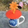 Drinkware Lid Silicone Dustproof Cup Cover Creative Cartoon Daily Necessities Leakproof Circular 231017