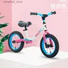 Vélos Ride-Ons Balance vélo enfants sans pédale scooter réglable amortisseur enfant jouet toboggan enfant en bas âge vélo Q231017