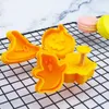 Baking Moulds Halloween Cookie Cutters Pumpkin Ghost Witch Hat Castle Stamp Type Biscuit Molds Party Decorations Supplies 231017