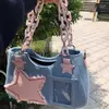 Axelväskor korsar kropp mode axel underarm harajuku tote väska kedja dampåsar zip handväskor 2023 lyx fyrkantig bagcatlin_fashion_bags