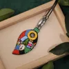 Pendant Necklaces 2023 Explosive Bohemian Ethnic Exotic Style Heavy Hand-Braided Vintage Leather Necklace Woolen Chain For Women