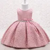 Flower girl dress wedding fluffy girls' foreign style evening dress piano performance dress children's little host Princess