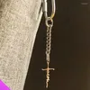 Sleutelhangers DIY sleutelhanger geloof hanger amulet kruis gratis combinatie sleutelhanger mannen en vrouwen sieraden geschenken