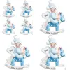 Kerstversiering Hars Ornamenten Leuke Huis Kerstman Hanger Diy Naam Trojan Kids Kerstboom Ornamentss Geschenken Drop Levering 1017