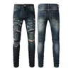 Summer Jeans Hole 2023 New Style Designer Jeans Brodery Självodling och små fötter Fashion Jeans Blue Black 15 Styles Mens Jeans Hip Hop Fashion Pants