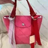 Luxury Longcham bags 2023 New Contrast Color Handbags Replays Small Underarm bag Strap Tote Bags Hand Carrying Bag Mini Hobo bags Women Classic Coin Mobile Phone Bag