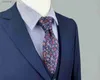 Cravatte colorate di lusso extra lunghe cravatta da uomo 160 cm 63 "cravatte nuziali per blu navy floreale regalo di Natale DropshippingL231017