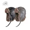 Berretti invernali Trooper Trapper Hat con paraorecchie antivento termico per uomo donna