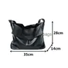 Umhängetaschen Cross Body Big Black Messenger Bag Female Luxus Leder Umhängetasche große Kapazität Alle Handtaschen Frauenmarke Design Crossbody Bagstylisheendibags