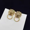 Luxur Designer Fashion Charm Earrings Lion Head Ladies Earring236K