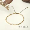 Strand KKBEAD Изысканный браслет Miyuki, ювелирные изделия для женщин, бисер, простые тонкие браслеты из натурального камня, Pulseras Mujer Moda, ювелирные изделия