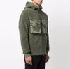 Pulls à capuche pour hommes veste polaire d'agneau manteau hiver automne chaud à manches longues veste vêtements d'extérieur à capuche marque laine vestes coupe-vent