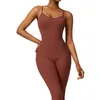 Active Sets Women Long Length Compression Open Back Quick Dry Dance Jumpsuit Gym Workout Kit Outdoor Bike Yoga Set