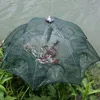 Accessories Fishing Accessories Automatic Folding Fishing Net Prawn Shrimp Cage Nylon Crab Net Nylon Foldable Crab Fish Trap Cast Net Folding