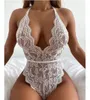 Set sexy Reggiseno aperto Biancheria intima senza cavallo per il sesso Lingerie trasparente in pizzo Taglie forti Tuta Lenceria Costumi erotici Mujer Sexi 231017