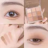 Eye Shadow 9Color Eyeshadow Pallete Matte Gray Purple Smoke Pink Eye Pigments Waterproof Long Lasting Natural Nude Eye Shadow Cosmetic 231016