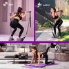 Kit barra per pilates fitness con fasce di resistenza con rullo addominale per allenamento addominale Attrezzatura per allenamento per la forza di base Palestra domestica portatile 231016