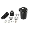 Baffled Aluminum Oil Catch Can Reservoir Tank / With Filter Black Sier Pqy-Tk64 Drop Delivery