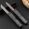 High Quality H1103 Automatic Tactical Knife VG10 Damascus Steel Blade CNC 3D Coated Aviation Aluminum Handle Outdoor Survival Tactical Knives with Nylon Bag