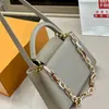 Nieuwe Stijl Designer Tas Klassiek Veelkleurig Echt Leer Taurillon Lady Lock Me Louies Handtas Crossbody Totes Dames Merk Handvat Portemonnee Portemonnee Middelgrote Tassen