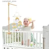 Mobiles # Faisons bébé lit en bois cloche support Mobile suspendus hochets jouet cintre bébé berceau Mobile lit cloche bois jouet support bras support Q231017