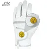 Guantes deportivos 1 pieza o par de guantes de golf para hombres Tejido micro suave Transpirable Ajuste cómodo con marcador magnético reemplazable para golfistas 231017