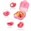 Scatole per il pranzo Bunny Bento Box per bambini Tiffin School Sigillo in silicone Fiambrera Lancheira Infantil BPA Free Lonchera per ragazza ragazzo bambini 231017