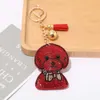 Hot Selling Classic Cartoon Hot Diamond Keychain Fashionabla japanska och koreanska väska med Diamond Tassel Bag Pendant