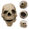 Halloween Scary Skull Mask full huvudhjälm med rörlig käke skräckfest proffs