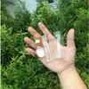 30x80mm 24pcs 40ml Glass Bottles Aluminium Screw Golden Cap Empty Transparent Clear Liquid Gift Container Wishing Bottle Jarsgood qty Lenup