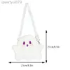 Bolsa de ombro pequena de Halloween com corpo cruzado para presente de Halloween Bolsa de pelúcia fofa bolsa crossbody bolsa de mão qwertyui879