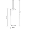 Toalettborstar hållare 304 rostfritt stål toalettborste guld badrum rengöring verktyg borsthållare med toalettborste 231013