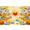 Tapeten Chinesischer geprägter goldener Drache Benutzerdefinierte Tapete Wohnzimmer Home Decor Wandbild Schlafzimmer Industrie 3D PO Wandpapier