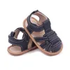 Сандалии для маленьких мальчиков 0–18 месяцев, дышащая нескользящая летняя пляжная обувь на мягкой подошве для маленьких мальчиков, прогулочная обувь с закрытым носком