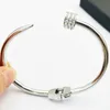 Bracelet Designer Fashion Charm Jewelry titanium steel women's new nail Bracelet Stainless Steel personality decoration fashion jewelry Christmas gift