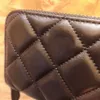 패션 Desifgner Real Leather Black Sheepskin Small 지갑 멀티 라미네이트 카드 홀더 패션 클래식 미니 여자 지갑 C4615