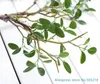 Decorative Flowers 1 PCS Beautiful Artificial Green Leaves Branch Plant Plastic Bush Home Wedding Decoration F419