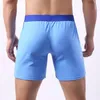 Sous-vêtements Mode Été Longs Hommes Boxers Taille Haute Sport Sous-Vêtements Pour Hommes Boxer Shorts Jambe Sexy Mâle Culotte Cueca267o