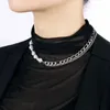 Link-Armbänder 2023 Koreanische Welle E-Gruppe 2-Wege-Halskette Perlenarmband Edelstahl Damenschmuck Modeaccessoires Geschenk