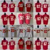 87 Travis Kelce Jersey 2023-24 Nowy piłka nożna 15 Patrick Mahomes 32 Tyrann Mathieu 10 Isiah Pacheco koszulki