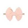 High Elasticity Solid Newborn Kids Headwear Elastic Hair Bands for Girls Cute Ribbon Bowknot Headband Infant Baby Hair Accessories 2827