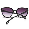 Sunglasses YOOSKE Cat Eye Women's Fashion UV Resistant Sexy Tortoiseshell Female Designer Gradient Sun Glasses