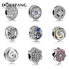 Dorapang 2017 New Round Shape 925 Sterling Silver Fashion Jewelry Making CZ用のDIYビーズ
