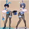 Finger Toys 40 cm frigörande B-stil Shinobi Master Senran Kagura: Ny länk Yumi Bunny Ver 1/4 PVC Action Figure Toys Hentai Model Doll Gift Gift