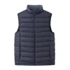 Mens Down Parkas Autumn Winter Men Duck Vest Coat Ultralight Sleeveless Puffer Jacket Ultralätt lättvikt Waistcoat 231016